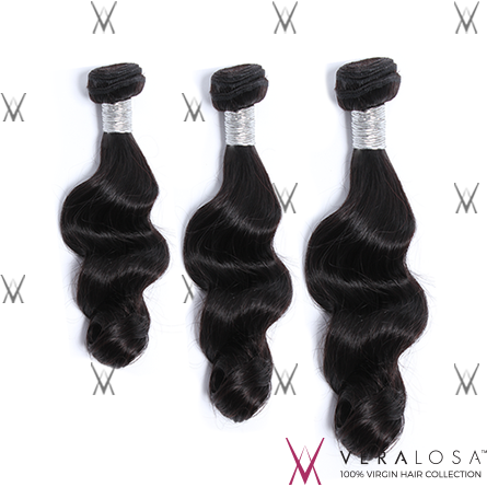 Vera Losa™ Virgin Human Hair 12+14+16 / Natural Color Vera Losa™ 8A Loose Wave - 3 Bundle Deals