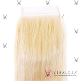 Vera Losa™ Virgin Human Hair 14" / #613 Vera Losa™ Pre-Bleached 4x4 Swiss Lace Closure - Straight #613