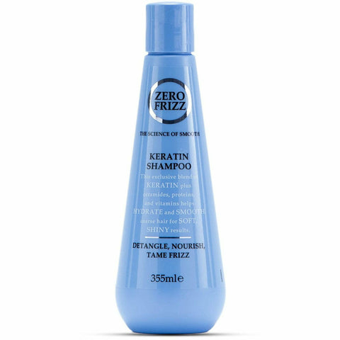 Zero Frizz: Keratin Shampoo 355ml